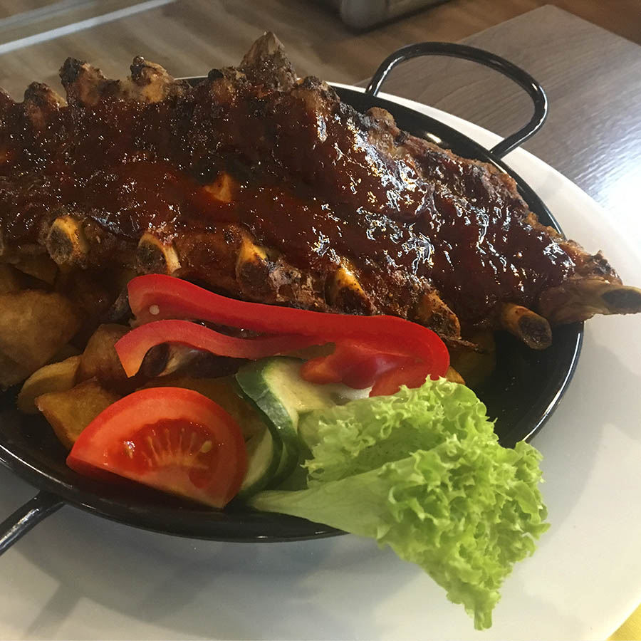 Spare -ribs borda